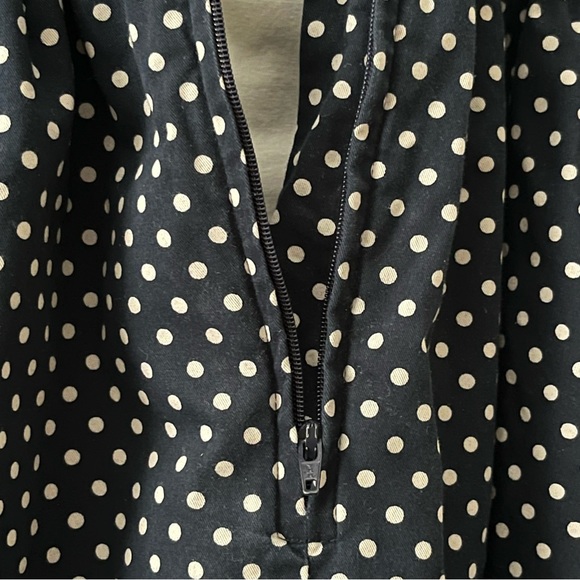 Gap 2 pieces little girl navy w/white polka dots - Picture 9 of 15